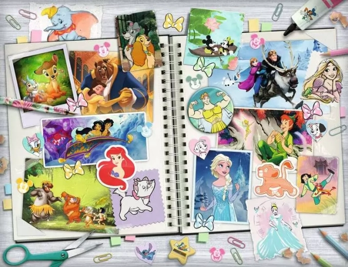 Ravensburger puslespil Disney Scrapbook 2000 brikker