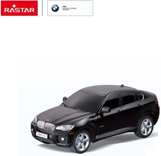 Rastar BMW X6 RC fjernstyret bil 1:24 sort
