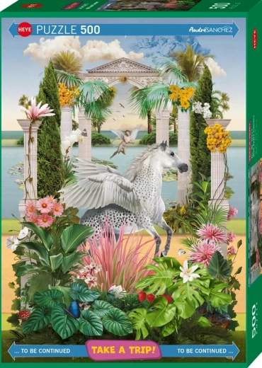 Puzzle HEYE Take a Trip! André Sanchez 500 brikker