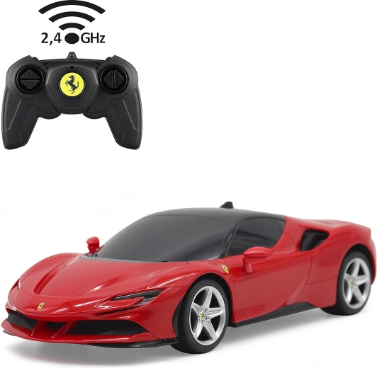Fjernstyret Ferrari SF90 Stradale 1:24 rød 2,4 GHz Jamara - 1 stk.