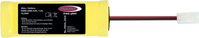 Jamara Racing Pack NiMH-batteri 7,2 V 2000 mAh med Tamiya-stik
