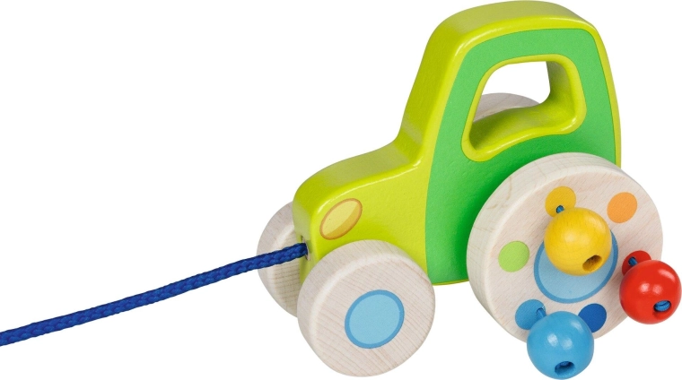 Træktraktor i træ - 1 stk.