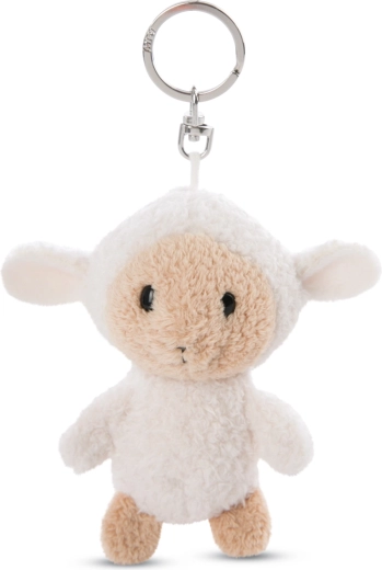 Plysbamse-nøglering får NICI Sheepmila 10 cm – GREEN