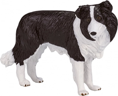 Realistisk figur af Border Collie