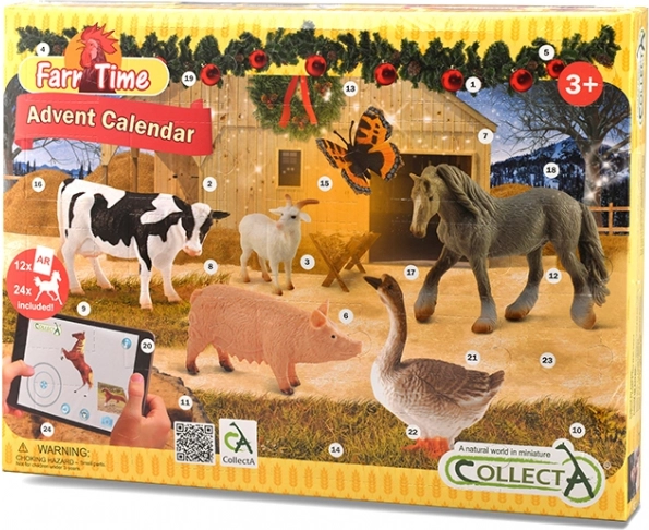 CollectA adventskalender Gård og heste