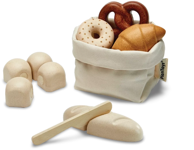 Træsæt med bagværk fra PlanToys