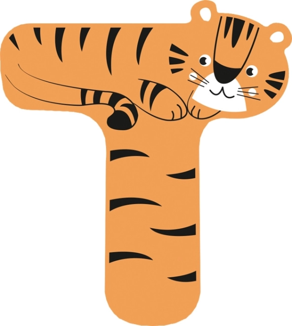 Træbogstavet T med tiger small foot