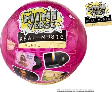 MGA's Miniverse Real Music mini-vinylplader med grammofon – 1 stk.