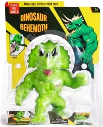 Behemoth blød plysdinosaur grøn