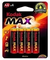 Alkaliske batterier AA 1,5 V KODAK Alkaline Max – 4 stk.