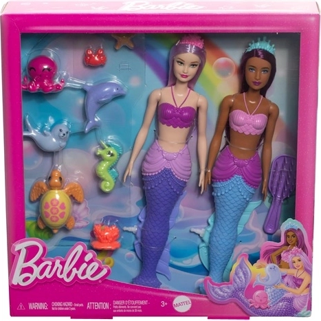 Barbie Dreamtopia-leg sæt med 2 dukker og dyr