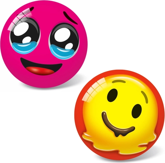 Bold med emoji-ansigt 11 cm