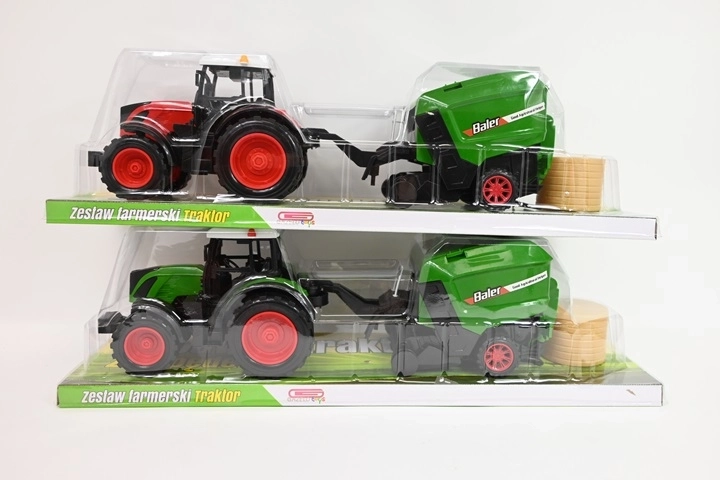 Traktor med ekstra landbrugsmaskine Gazelo