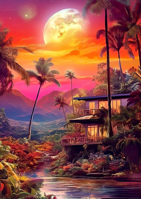 Puslespil Fortryllende skumring 1000 brikker