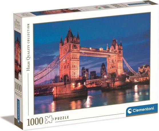 Clementoni puslespil 1000 brikker Tower Bridge om natten
