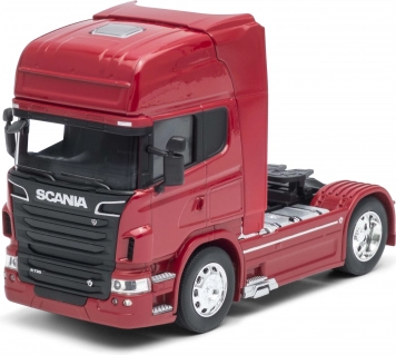 Welly trækker Scania V8 R730 Hauler guld 1:32