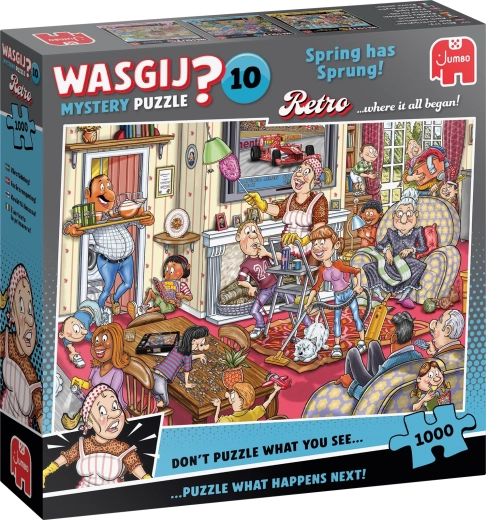 Jumbo Wasgij Retro Mystery 10: foråret er her! 1000 brikker