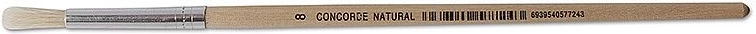 Skole rund pensel CONCORDE Natural nr. 8