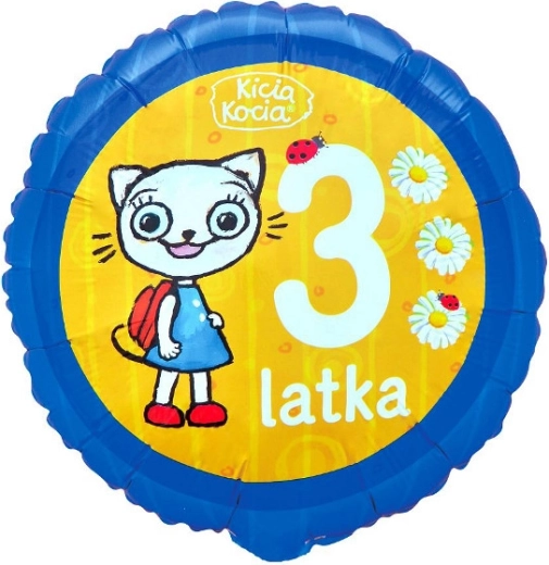 Folieballon Kicia Kocia tal 3 (46 cm)