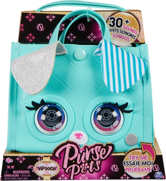 Purse Pets interaktiv håndtaske VIPooch mint