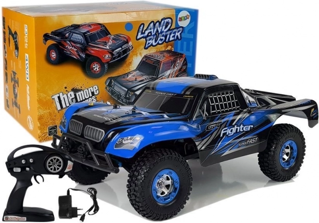 RC-bil 4x4 pick-up 1:12 med hastighed op til 40 km/t – blå