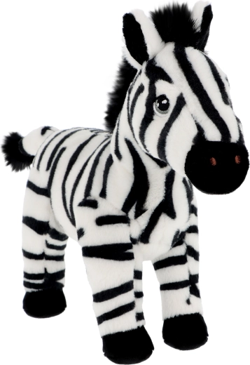 Plysbamse zebra Keeleco 25 cm