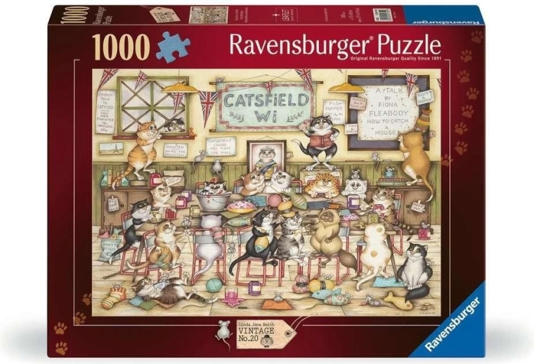 Ravensburger puslespil Vintage nr. 2: Kattevrimmel 1000 brikker