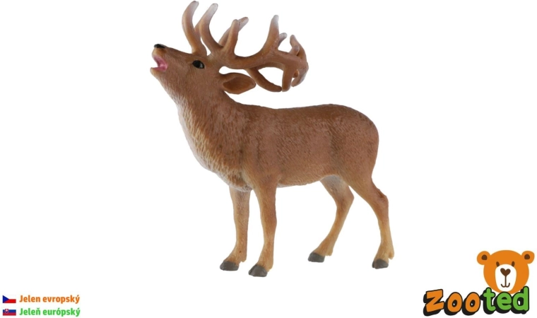 Figur af kronhjort 13 cm