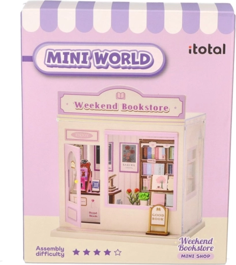 i-Total mini bogreol – model til selvmontering