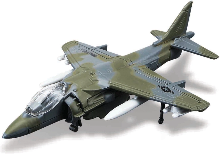 Maisto Fresh Metal Tailwinds AV-8B Harrier II mørkegråt fly