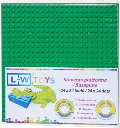 Basisplade 24x24 grøn L-W Toys