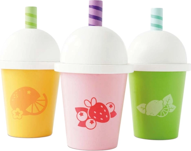Le Toy Van træ-sæt med frugt-smoothie-drikke (3 stk)