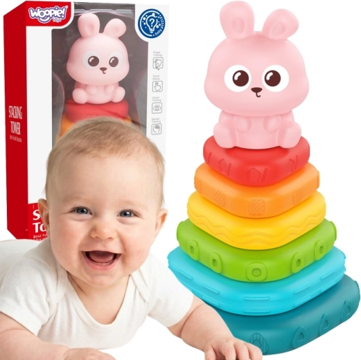 WOOPIE baby sansepyramide kanin – stabeltårn 6 m+