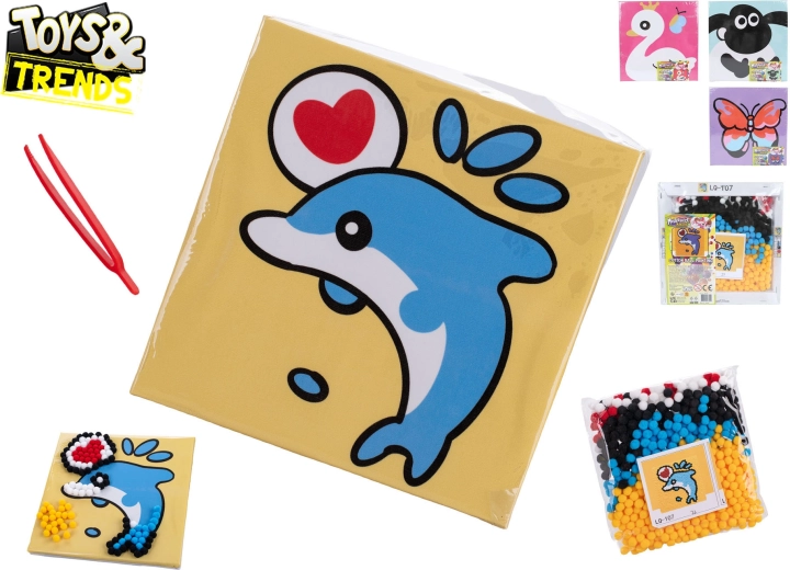 Mosaik med selvklæbende kugler TOYS & TRENDS – kreativt sæt til børn