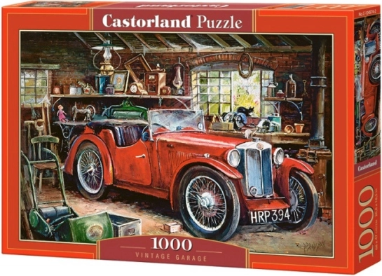 Puslespil 1000 brikker Vintage Garage