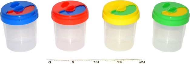 Vandkop med lækagesikkert låg til kreative teknikker