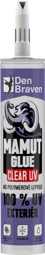 Gennemsigtigt lim MAMUT GLUE CLEAR UV, 290 ml