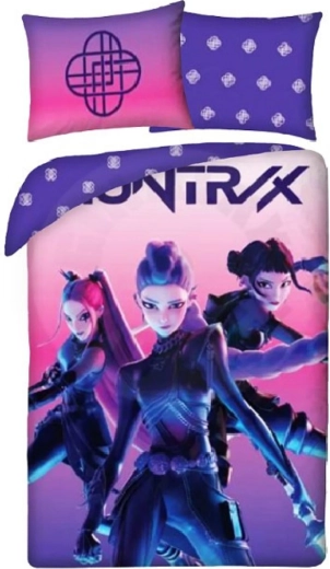 Bomuldssengetøj K-Pop Demon Hunters Huntrix 140 × 200 cm