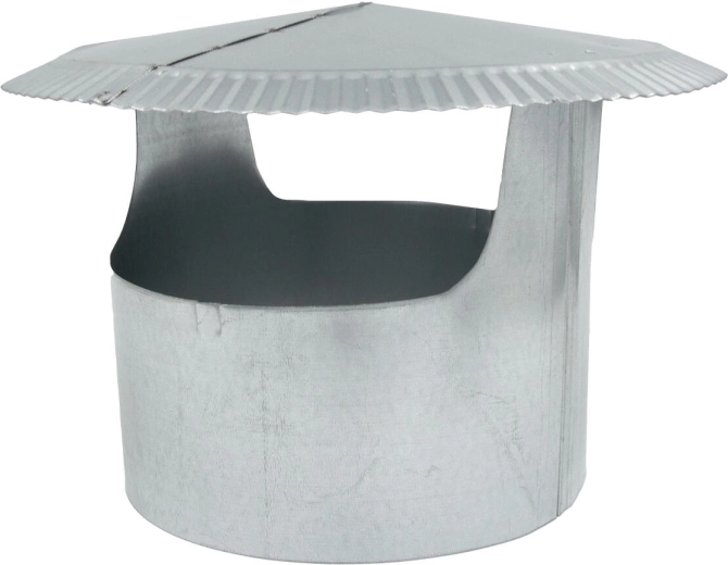 Skorstenhætte 180 mm i galvaniseret stål