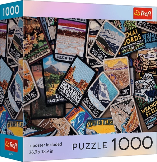 Trefl puslespil Amerikanske souvenirs 1000 brikker