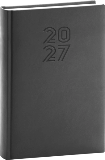 Notique dagbog Aprint 2027 sort 15 × 21 cm