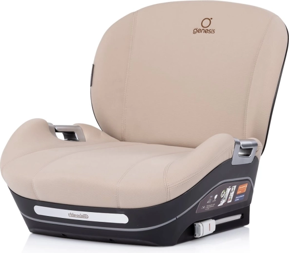 Autosædepude CHIPOLINO Genesis i-Size med ISOFIX, 125–150 cm, Latte