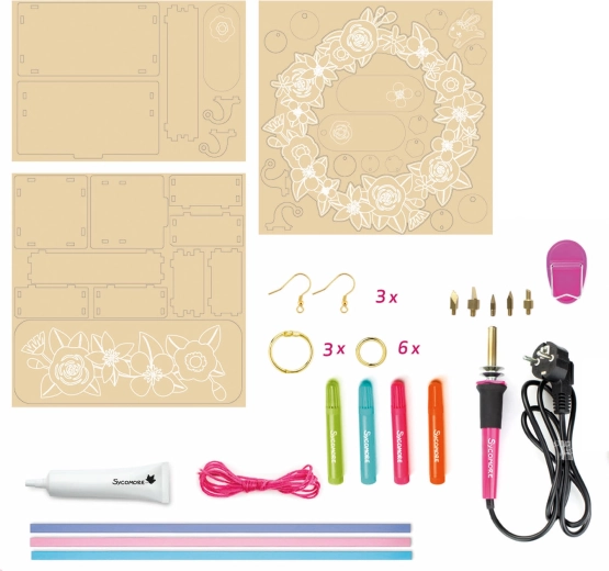 Lovely box pyrografi – smykker