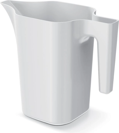 Plast vandkande 1,8 l hvid