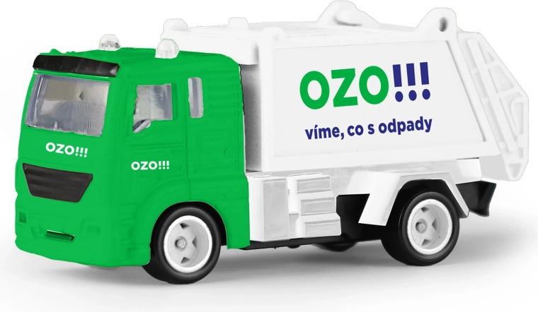 Metal skraldebil OZO 7 cm