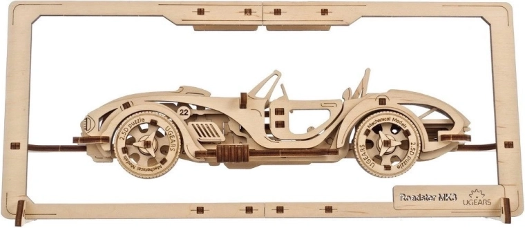 Ugears træmekanisk puslespil Roadster mk3 2,5D