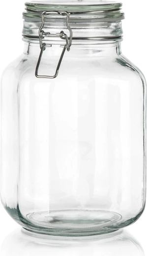 Hermetisk glasbeholder med patentlukning 2 l EREA