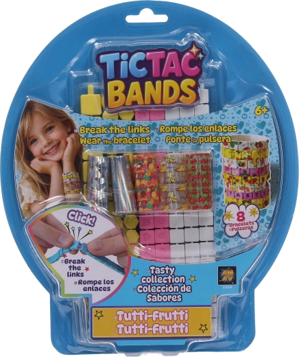 TICTAC BANDS sæt til fremstilling af armbånd tutti frutti - 8 stk.