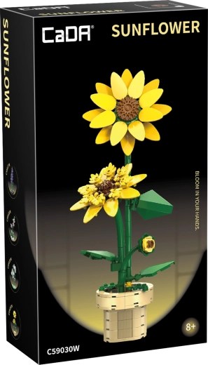 CADA byggesæt solsikke 27,4 cm