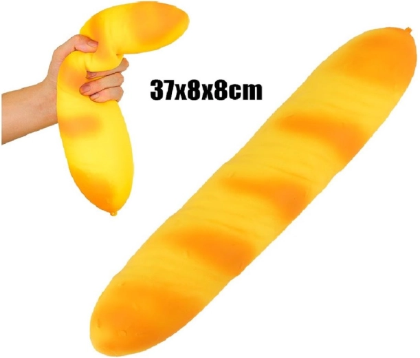 XXL antistress-knusebaguette 38 cm